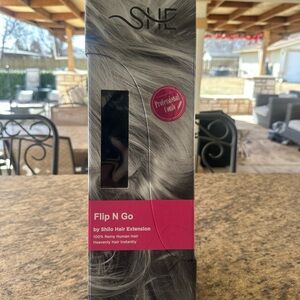 Flip N Go Hair Extension - Silver